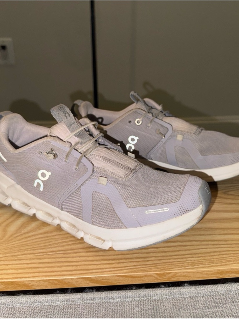 On Running Women's Cloud X in Light Lavender and White